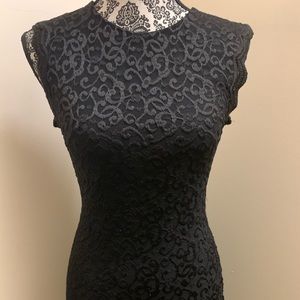 Kimichi Blue Black Lace Dress